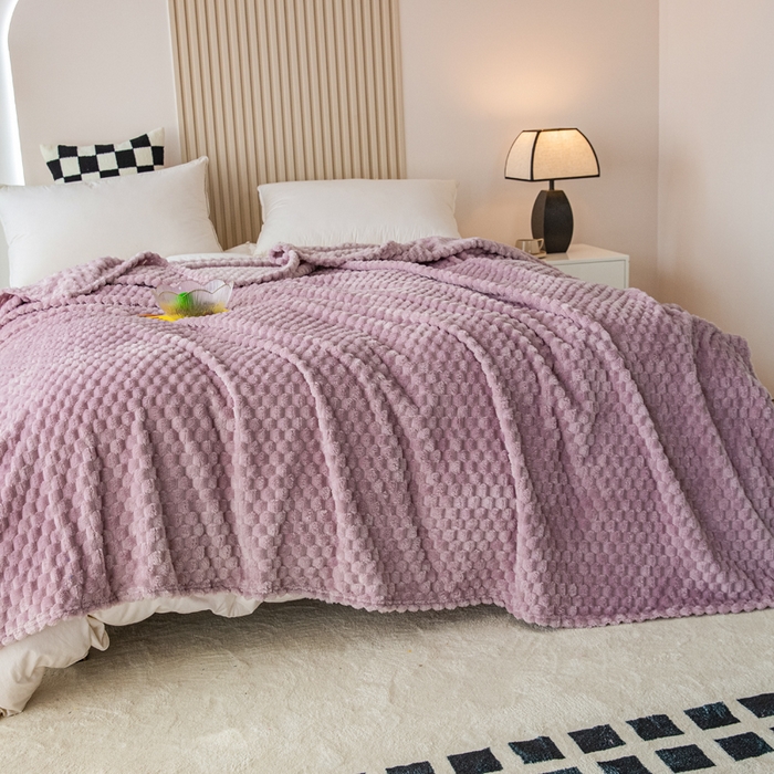 91家纺网 家纺一手货源 找家纺 卡琪曼 2025新款高克重金龟绒牛奶绒毛毯毯子 豆沙