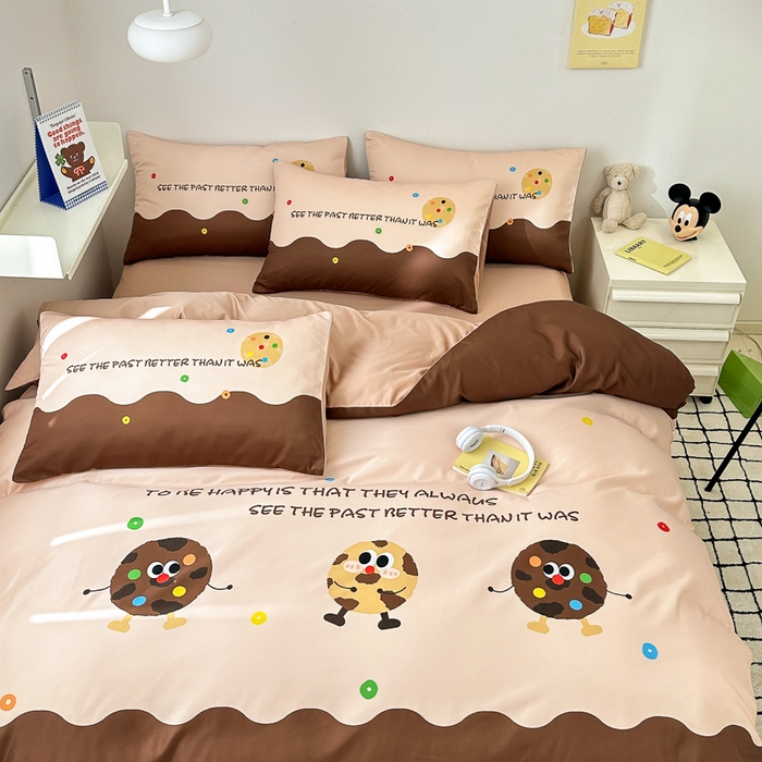 91家纺网 家纺一手货源 找家纺 摩卡家纺 2024新品春夏新品冰丝套件趣多多