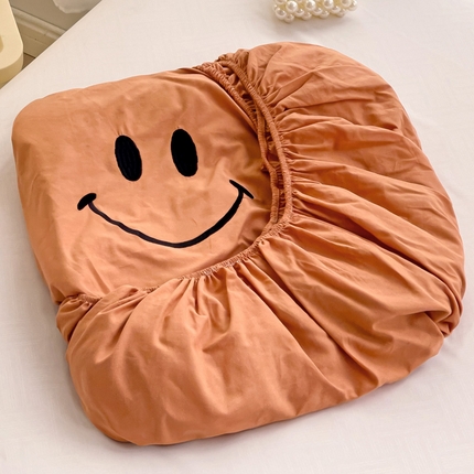 91家纺网 家纺一手货源 找家纺 （总）梦家居 2024新款全棉水洗棉刺绣单床笠