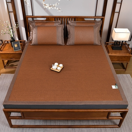 91家纺网 家纺一手货源 找家纺 （总）小牛席业 2024新款PE冷感霸王藤系列（加厚款）凉席藤席冰藤席冰丝席竹席乳胶席乳胶凉席凉感豆豆席