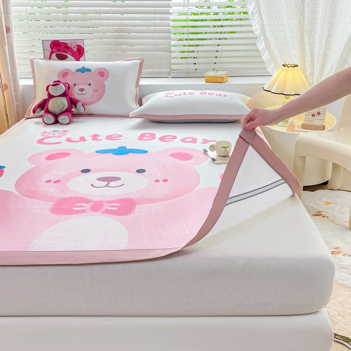 91家纺网 家纺一手货源 找家纺 （总）博雅 2024新款1200D大版牛奶冰丝席