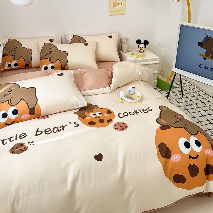 91家纺网 家纺一手货源 找家纺 摩卡家纺 2024新品春夏新品冰丝套件奇趣