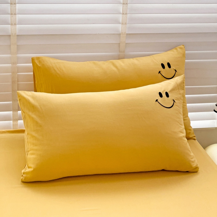 91家纺网 家纺一手货源 找家纺 梦家居 2024新款全棉水洗棉刺绣单床笠 7 秋黄