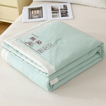 91家纺网 家纺一手货源 找家纺 （总）爱宝被业 2025新款水洗针织棉无染被夏被被芯直播爆款