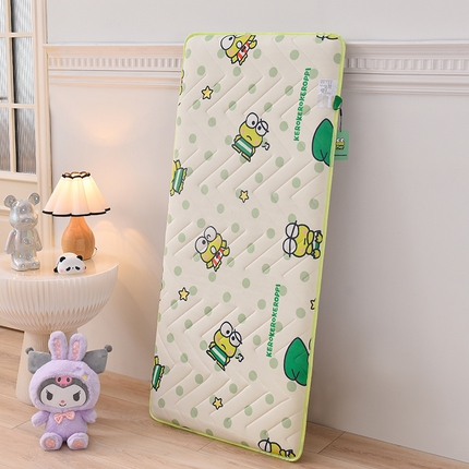 91家纺网 家纺一手货源 找家纺 宝贝优选 2024新款A类针织棉三丽鸥床垫 常规款大眼蛙