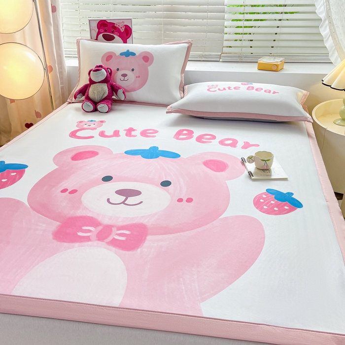 91家纺网 家纺一手货源 找家纺 （总）博雅 2024新款1200D大版牛奶冰丝席