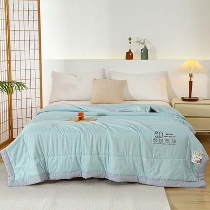 91家纺网 家纺一手货源 找家纺 （总）爱宝被业 2025新款泡泡纱夏被