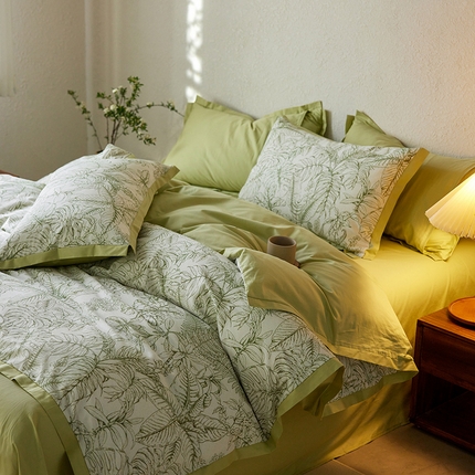 千朵森 2024新款A类全棉拼角印花四件套（风格二） 木果