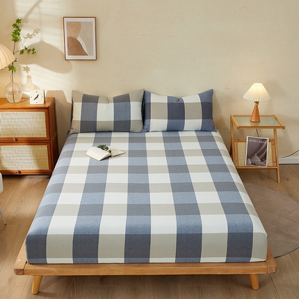 91家纺网 家纺一手货源 找家纺 （总）暖阳 2025新款A类无印风防水床笠 单床笠