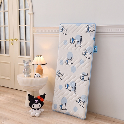 91家纺网 家纺一手货源 找家纺 宝贝优选 2024新款A类针织棉三丽鸥床垫 常规款帕恰狗-白