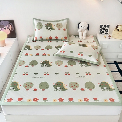 倾慕2024新款满天星提花凉席 森林龙宝宝