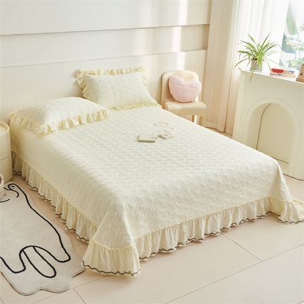 恒爱家纺 2024新款泡泡公主单床盖 泡泡公主-鹅暖黄