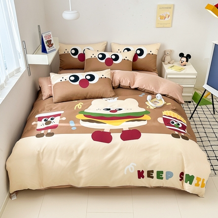 91家纺网 家纺一手货源 找家纺 （总）摩卡家纺 2024新品春夏新品冰丝套件