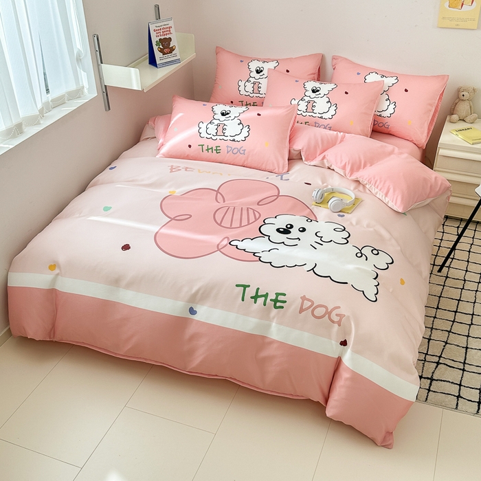 91家纺网 家纺一手货源 找家纺 摩卡家纺 2024新品春夏新品冰丝套件尤克里