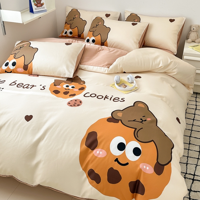 91家纺网 家纺一手货源 找家纺 摩卡家纺 2024新品春夏新品冰丝套件奇趣