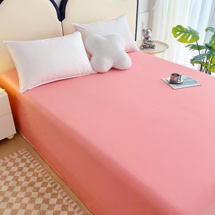 91家纺网 家纺一手货源 找家纺 （总）情煊家纺 2024新款全棉斜纹直角床单系列-纯色款