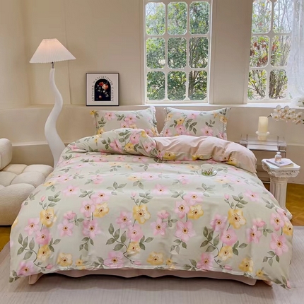 91家纺网 家纺一手货源 找家纺 （总）玖琳家纺  2025新款40s贡缎纯棉13372四件套