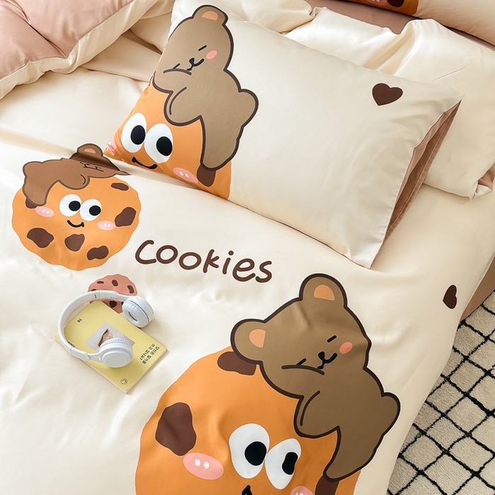 91家纺网 家纺一手货源 找家纺 摩卡家纺 2024新品春夏新品冰丝套件奇趣