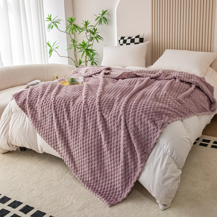 91家纺网 家纺一手货源 找家纺 卡琪曼 2025新款高克重金龟绒牛奶绒毛毯毯子 豆沙