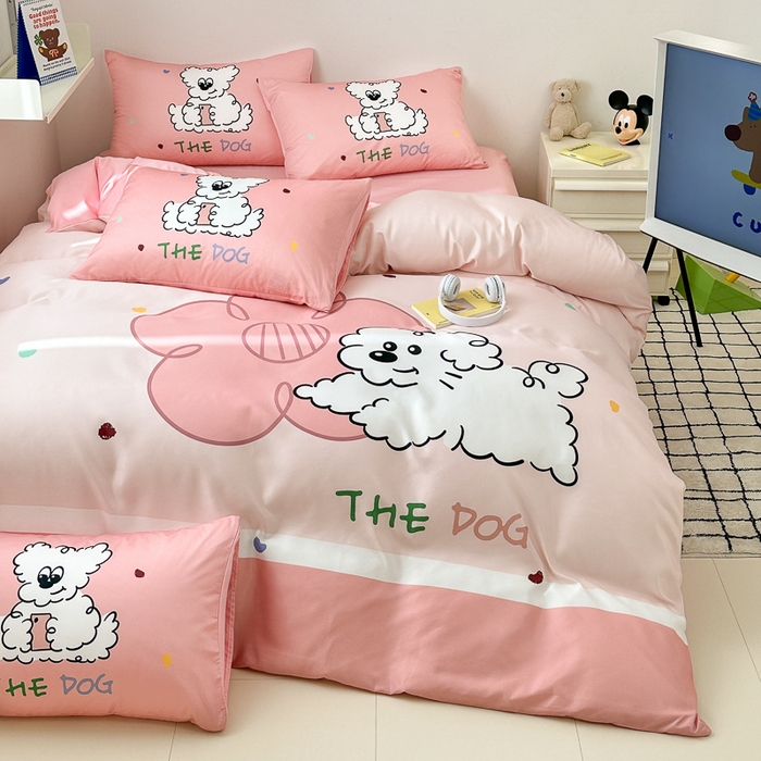 91家纺网 家纺一手货源 找家纺 摩卡家纺 2024新品春夏新品冰丝套件尤克里