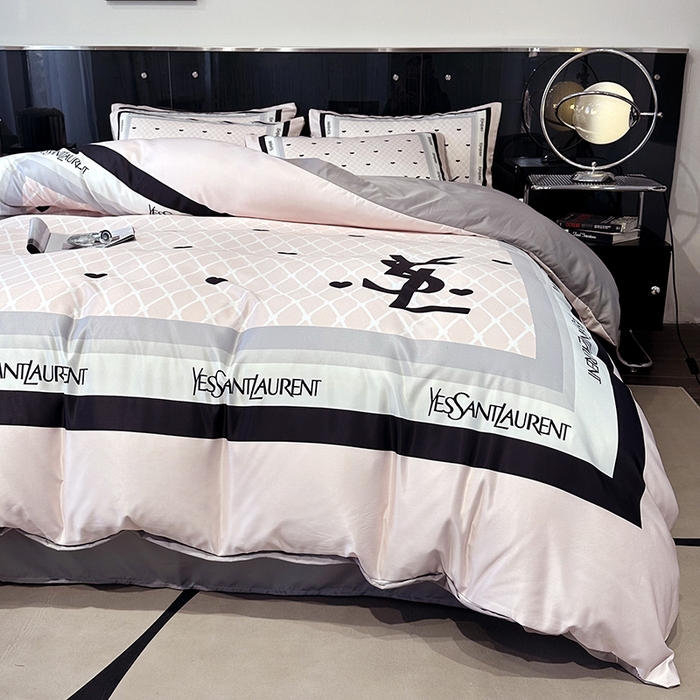 91家纺网 家纺一手货源 找家纺 摩卡家纺 2024新品水洗真丝轻奢系列罗兰粉