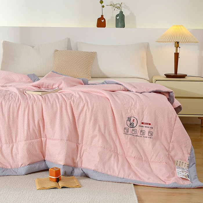 91家纺网 家纺一手货源 找家纺 （总）爱宝被业 2025新款泡泡纱夏被