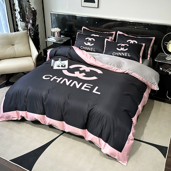 91家纺网 家纺一手货源 找家纺 摩卡家纺 2024新品水洗真丝轻奢系列黑粉香