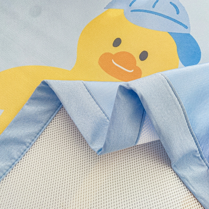 91家纺网 家纺一手货源 找家纺 博雅 2024新款1200D大版牛奶冰丝席 幸运鸭