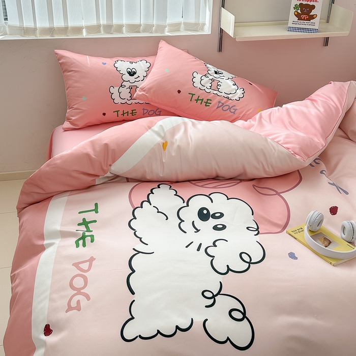 91家纺网 家纺一手货源 找家纺 摩卡家纺 2024新品春夏新品冰丝套件尤克里