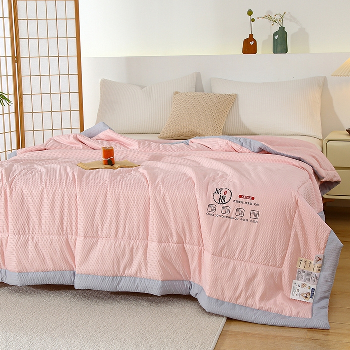 91家纺网 家纺一手货源 找家纺 （总）爱宝被业 2025新款泡泡纱夏被