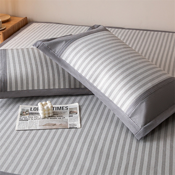 91家纺网 家纺一手货源 找家纺 （总）启程 2024新款600D数码印花凉感冰藤席系列