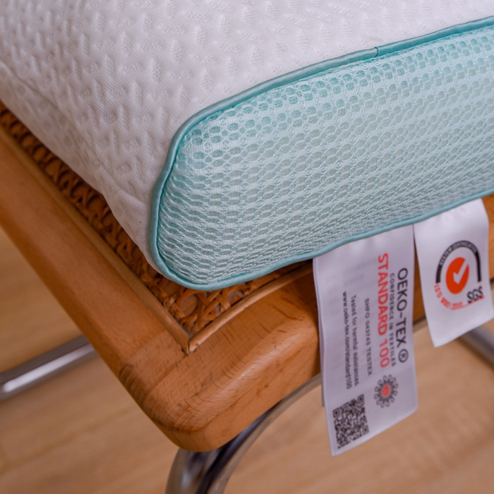 91家纺网 家纺一手货源 找家纺 芯元素 2024新款4D立体牵引枕 4D立体牵引枕-绿