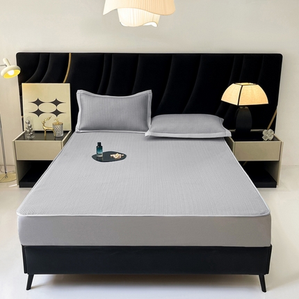 91家纺网 家纺一手货源 找家纺 （总）慕尚 2025新款华夫格床笠凉席