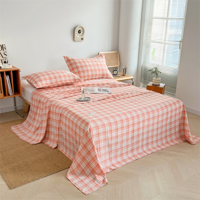 91家纺网 家纺一手货源 找家纺 （总）梦舒羽 2025新款水洗棉麻单层床单