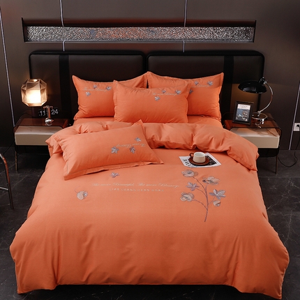 91家纺网 家纺一手货源 找家纺 （总）润淳家居 2025新款全棉磨毛刺绣四件套