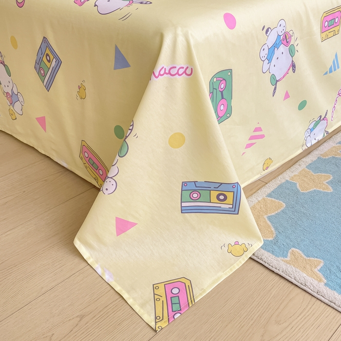 91家纺网 家纺一手货源 找家纺 博雅 2024新款全棉三丽鸥卡通四件套-AA版帕恰狗 休闲帕恰狗