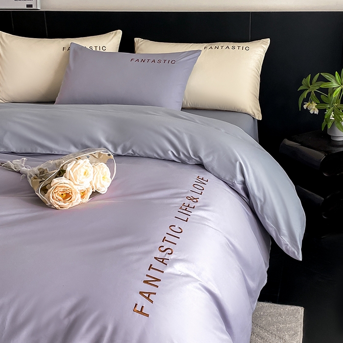 91家纺网 家纺一手货源 找家纺 澳梵家居 2024新款60s全棉刺绣四件套--罗曼克系列 罗曼克-浪漫紫