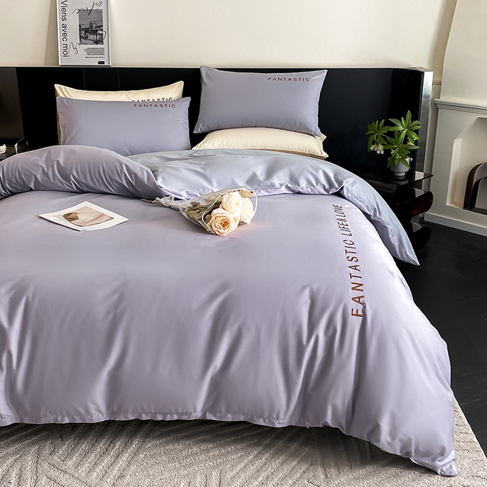 91家纺网 家纺一手货源 找家纺 澳梵家居 2024新款60s全棉刺绣四件套--罗曼克系列 罗曼克-浪漫紫