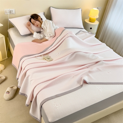 91家纺网 家纺一手货源 找家纺 （总）2025新款丝幔家纺多功能冰豆豆夏被床单