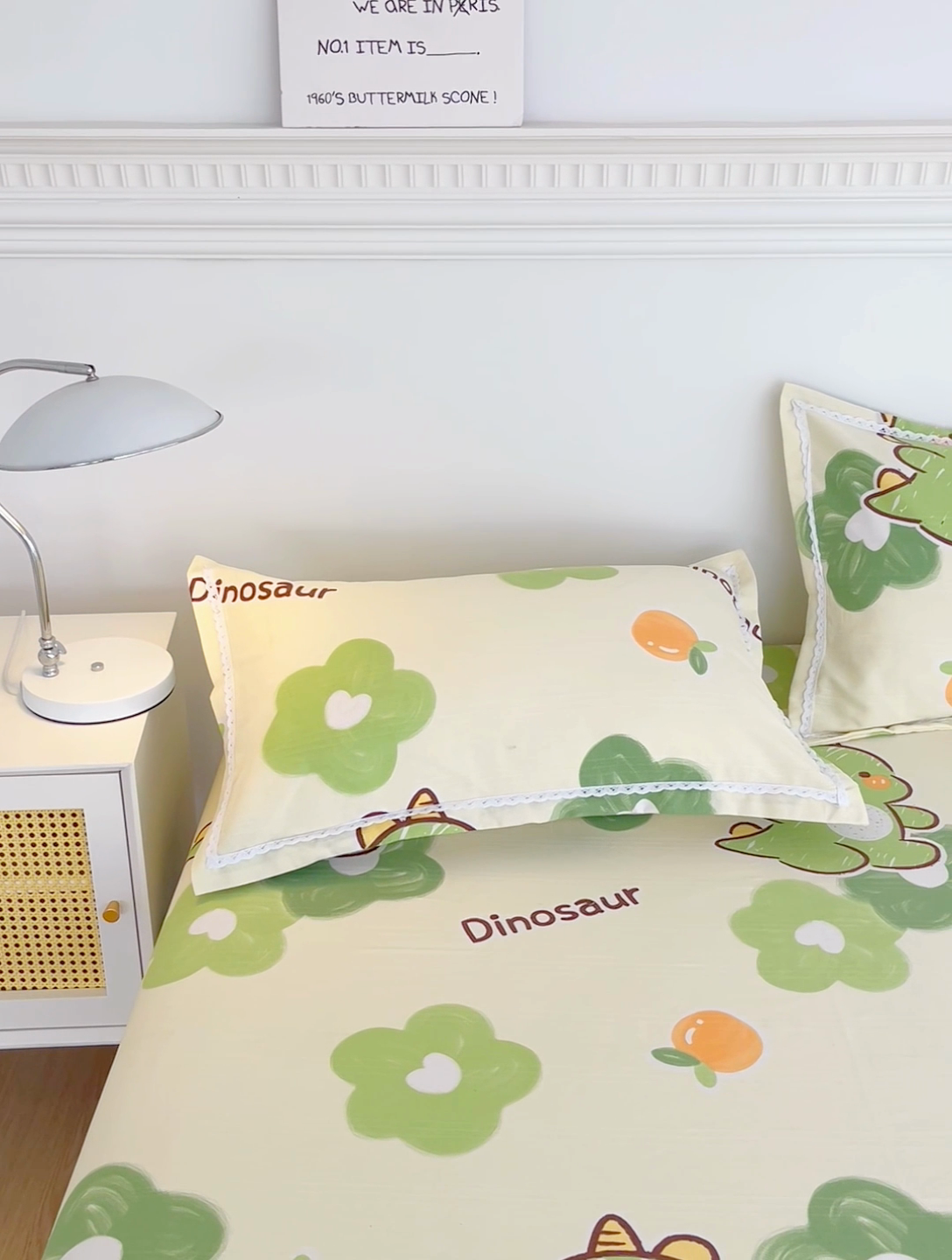 91家纺网 家纺一手货源 找家纺 金泰莱 2025新款花边款老粗布凉席老粗布床单软凉席全棉床单纯棉床单 超级恐龙