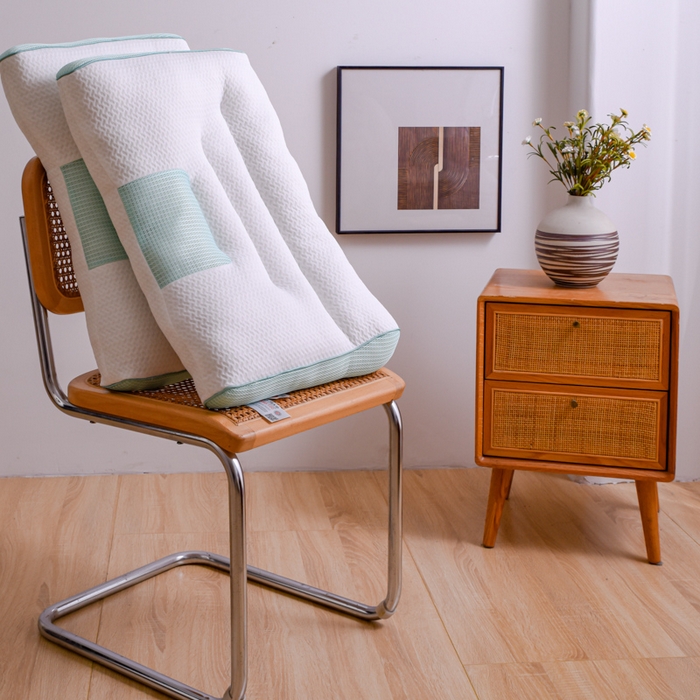 91家纺网 家纺一手货源 找家纺 芯元素 2024新款4D立体牵引枕 4D立体牵引枕-绿