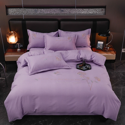 91家纺网 家纺一手货源 找家纺 （总）润淳家居 2025新款全棉磨毛刺绣四件套