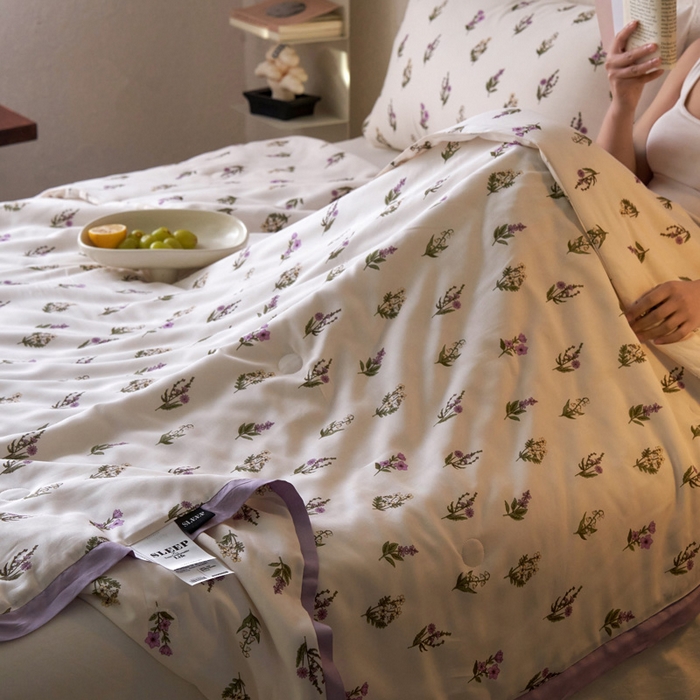 91家纺网 家纺一手货源 找家纺 （总）莱福仕家纺 2024新款莫代尔印花夏被