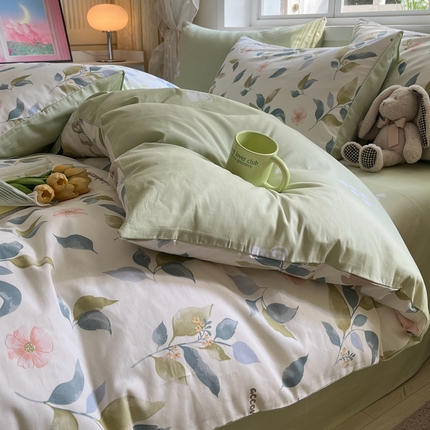 红馆 2025年全棉12868印花系列四件套秘境（新）