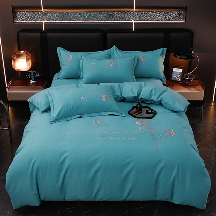 91家纺网 家纺一手货源 找家纺 （总）润淳家居 2025新款全棉磨毛刺绣四件套