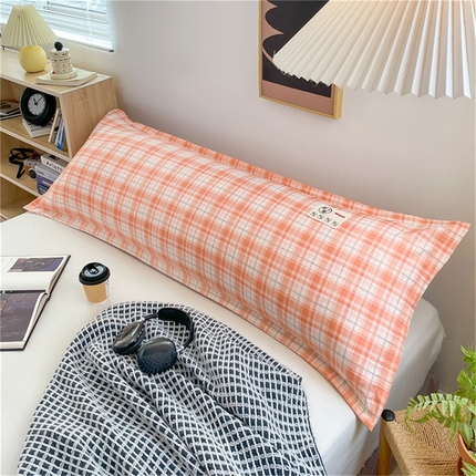 91家纺网 家纺一手货源 找家纺 （总）梦舒羽 2025新款水洗棉麻双人枕套情侣枕芯套加厚枕头套 