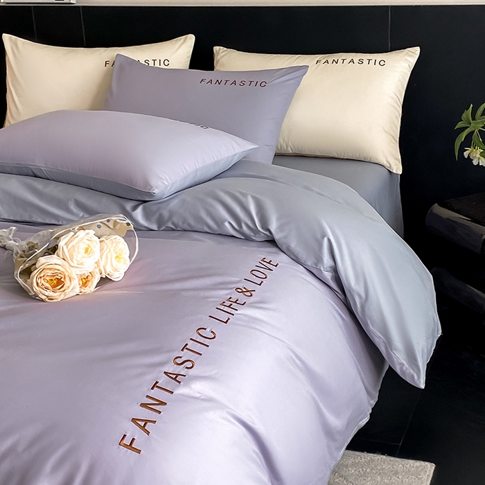 91家纺网 家纺一手货源 找家纺 澳梵家居 2024新款60s全棉刺绣四件套--罗曼克系列 罗曼克-浪漫紫