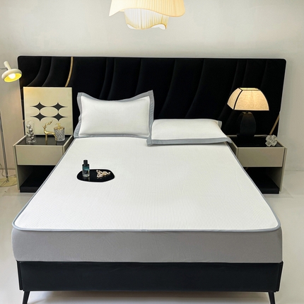 91家纺网 家纺一手货源 找家纺 （总）慕尚 2025新款华夫格床笠凉席