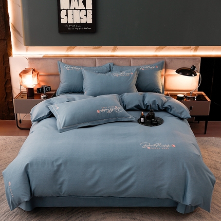 91家纺网 家纺一手货源 找家纺 （总）润淳家居 2025新款全棉磨毛刺绣四件套