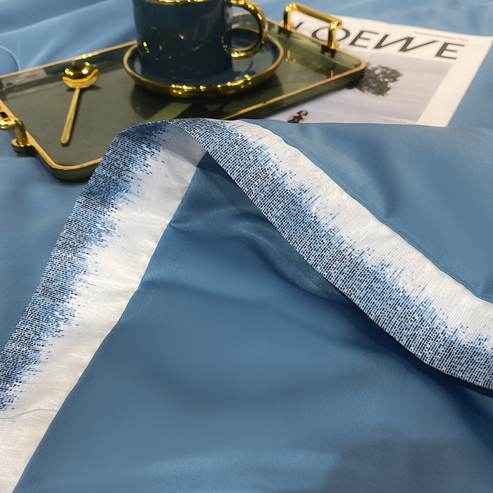 91家纺网 家纺一手货源 找家纺 丽卡家纺 2024新款水洗天丝刺绣夏被四件套-梦幻 梦幻-宾利蓝